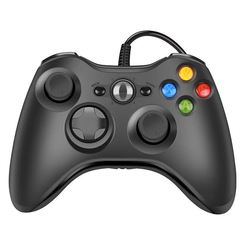 Kabelgebundener USB-Gamecontroller für die Xbox 360-Konsole, Win 7/8/10 PC-Gamepad-Joystick