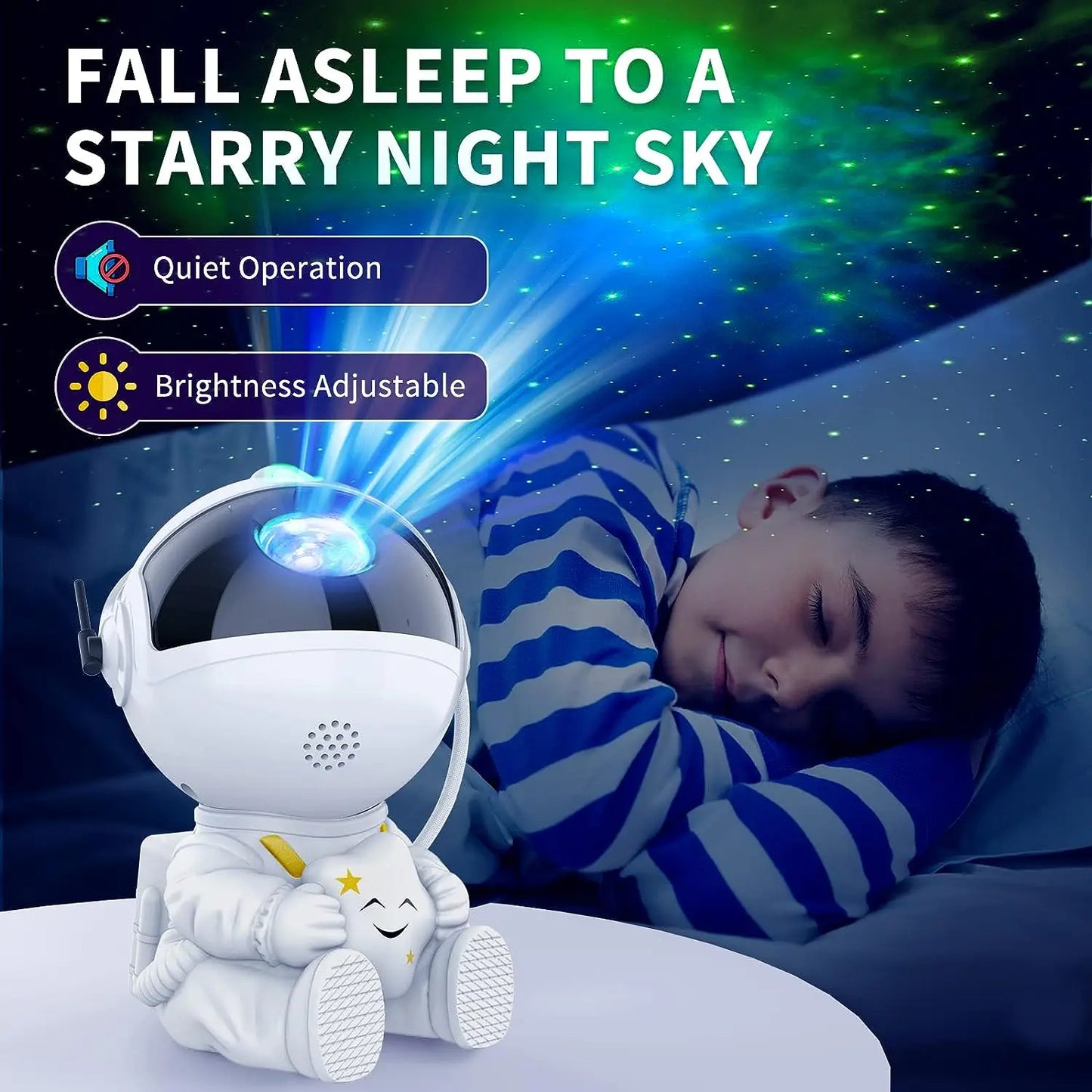 Astronaut Galaxy Projektor LED-Nachtlicht mit Fernbedienung für Kinder &amp; Zuhause